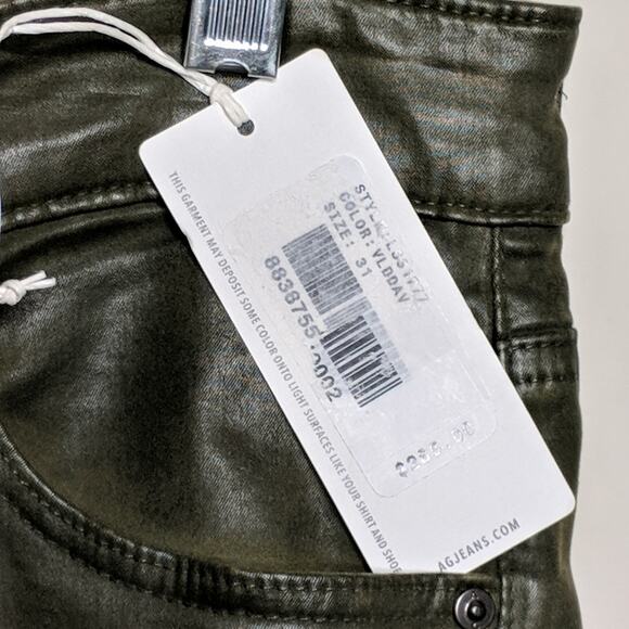 AG Farrah Skinny Ankle Leatherette - Sz 31R - NWT - Picture 14 of 14